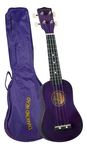 Ukelele Soprano Diamond Head Du-108 Rainbow - Púrpura