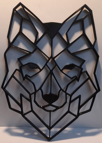 Imagen 1 de 1 de Lobo Figura Impreso 2d