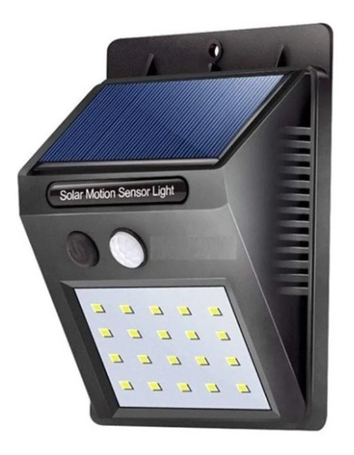 Pack 3 Foco Solar 20 Led Con Sensor De Movimiento Exterior