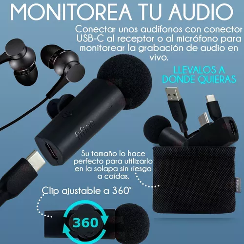 Micrófono de Solapa Inalámbrico FIFINE M6: ¡Transmisiones en Vivo y  Grabaciones con Libertad Total! - M6 - MaxiTec