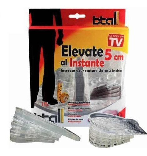 Plantillas Para Aumentar Estatura Hasta 5cm En 1 Seg Btall
