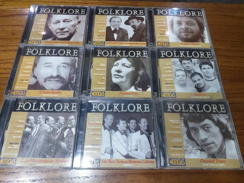 4 Cd Folklore - Coleccion Revista Noticias - Interpretes Vs