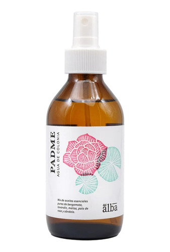 Agua De Colonia Aromaterapia Padme Del Alba. Vidrio 200ml