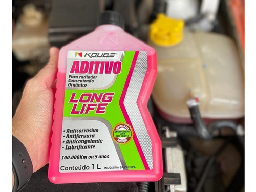 Kit 2 Aditivo Rosa Concentrado Orgânico Long Life Koube