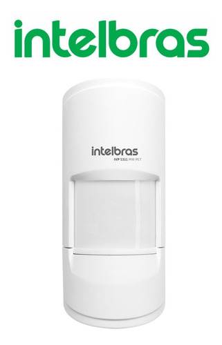 Sensor De Movimiento Pir Intelbras Cableado 12mts Pet 20kg