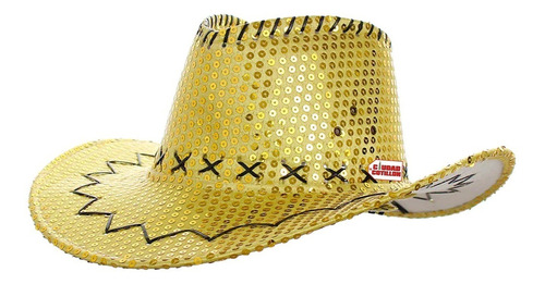 Sombrero Vaquero Lentejuelas Cowboy Gorros - Ciudad Cotillón
