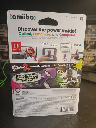 Amiibo Inkling Squid Purple (Usado)