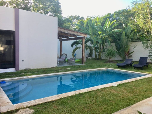 Imagen 1 de 21 de Hermosa Casa En Venta En Bosques De Bambú Playa Del Carmen P3024