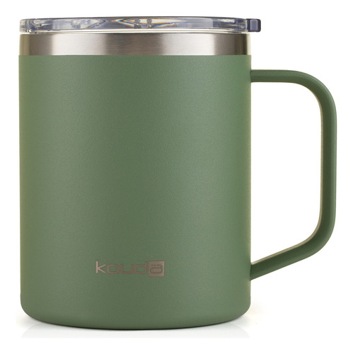 Caneca Térmica Kouda 370ml - Helga Cor Verde-sálvia