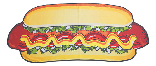 Toalla De Baño Divertida Creativa, Manta Para Hot Dog Con Fo