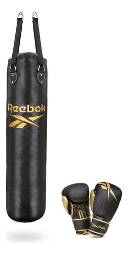 Bolsa De Boxeo 20kg + Guantes 12 Oz Reebok Supergym