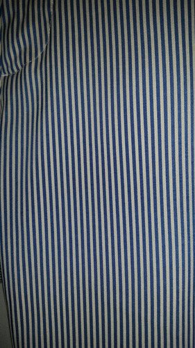 Pantalon De Vestir Rayado, Talle 36 - Tela De Verano