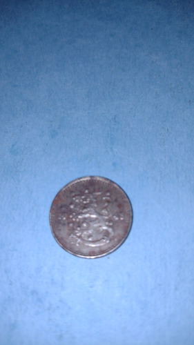 Finlandia Moneda  1 Marka 1948 Acero Circulada
