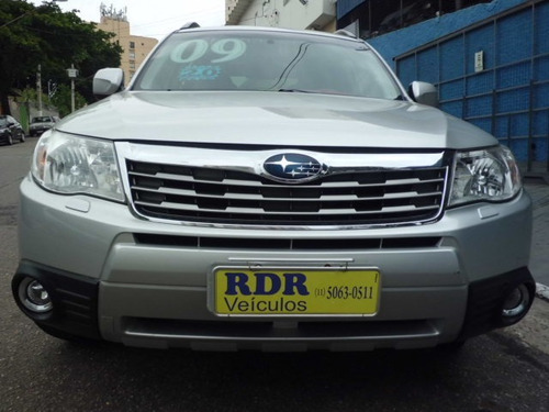 Subaru Forester 2.0 Lx 4x4 Aut. Prata 2009 Único Dono Couro