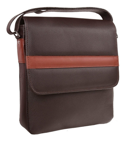 Bolsa Mensajera Hombre 100% Piel Nacional Crossbody 