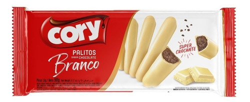 Palitos De Chocolate Branco 90g Cory