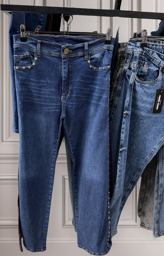 Pantalon Jean Mujer Elastizado Mendotty