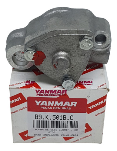 Bomba De Óleo Lubrificante Motor Yanmar B9 Nb10 Tc10 