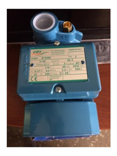 Bomba De Agua Periferica 1/2 Hp City Pedrollo 110v. Italiana