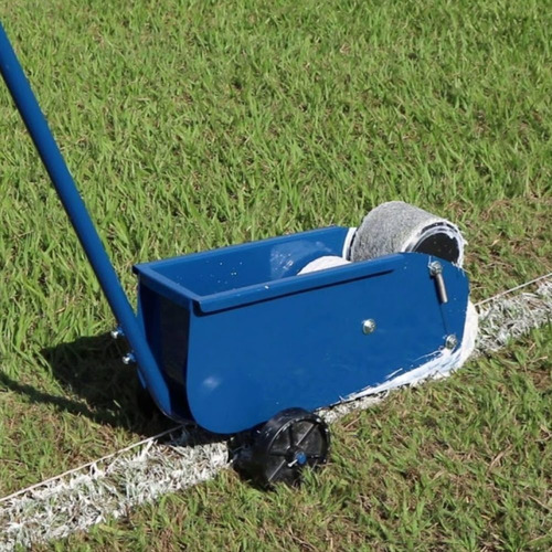 Carrinho Marca Linhas Com Cal P/ Faixas Campo De Futebol