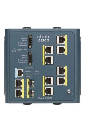 Switch Cisco Ie 3000, Industrial , 2 Sfp, 8 Puertos, Rieldin