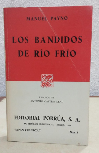 Los Bandidos De Rio Frio Manuel Payno