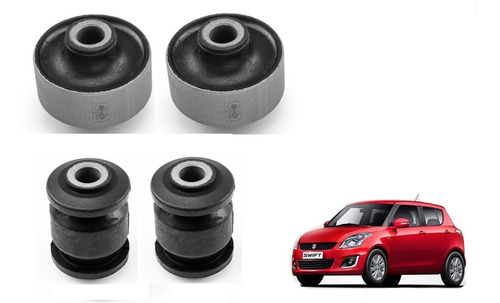 4 Bujes Horquilla Suzuki Swift 2007-2008-2009-2010-2011-2012