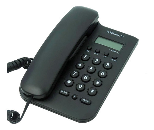 Teléfono Fijo Básico Con Cable, Teléfono De Identificación D