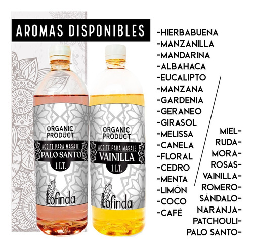 Aceite Esencial Para Masaje Canela 1 Litro