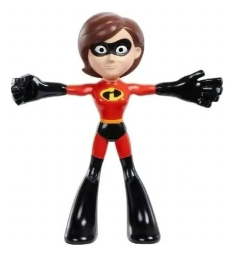 Muñeca elástica en miniatura Disney Incredibles para mujer, 10 cm