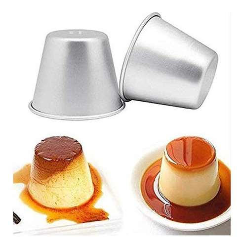 Molde Almandoz Aluminio Flan Postres Volcan X 6 Unidades Rt