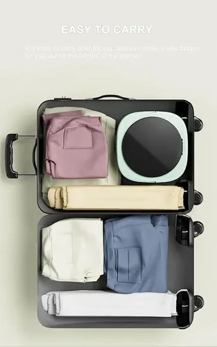 Mini Lavadora Portátil, Lavadora Plegable, Lavadora Compacta Color Verde Claro