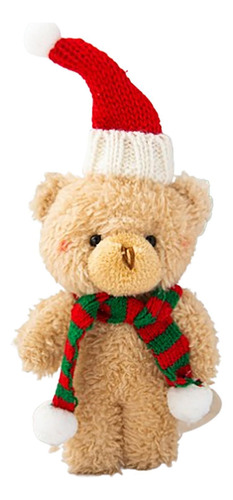 Oso De Navidad Relleno Oso De Peluche De Navidad Bufanda Lin