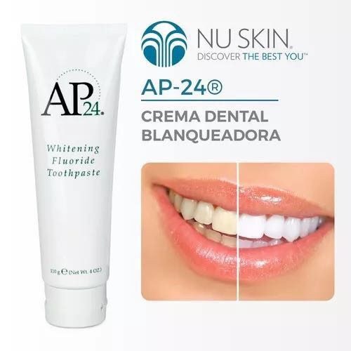 2 Ap24® Crema Dental Blanqueadora Con Fluor Nuskin