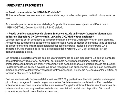 Contador De Energía Trifásico 65a Et340 Victron Energy
