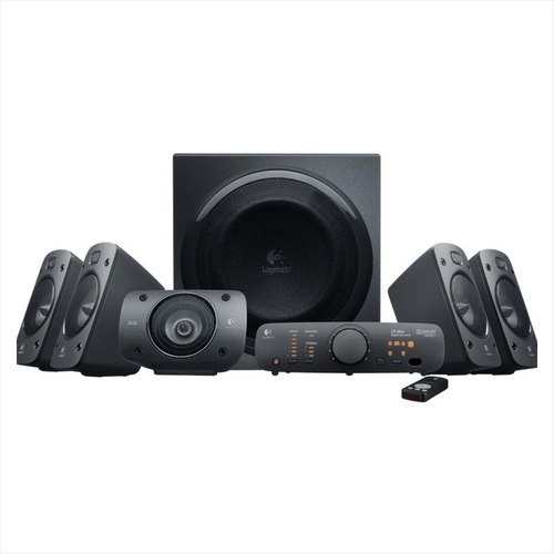 Logitech Z906, Altavoces 5.1 Certificación Thx 500 Watts Rms Color Negro 110V/240V