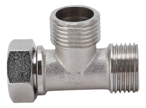 Conector En T G1/2 De Acero Inoxidable Con Rosca Macho/hembr
