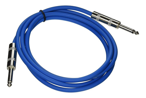 Cable De Conexion Audio Ts De 1/4  | Azul, Sastsx-6 | 1,8 M