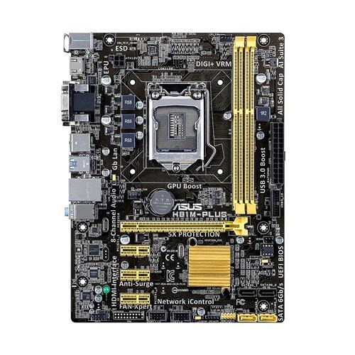 Tarjeta Madre Asus H81m-plus Ddr3 S-1150 Ps2 Vga Dvi Hdmi /*