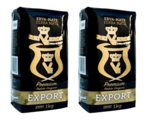 Yerba Mate Rei Verde Premium 2x1kg (molienda Uruguaya) 2000g