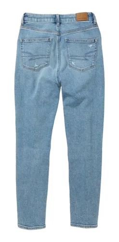 Jeans Mujer American Eagle Curvy Mom Jean Stretch Rasgados Meses