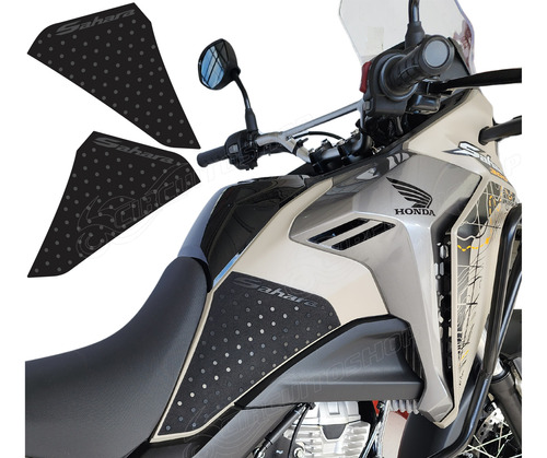 Protetor Lateral Tanque Knee Pad Grip M02 Moto Sahara 300