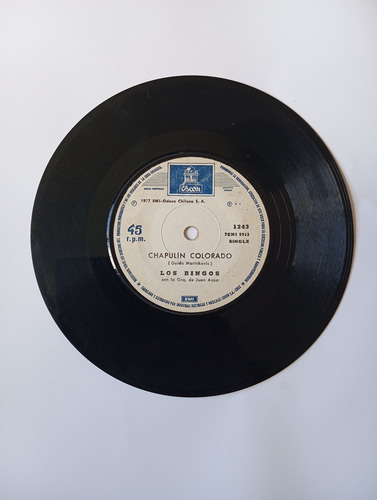Vinilo Single De Los Bingos -chapulin Colorado ( S4 (Usado)