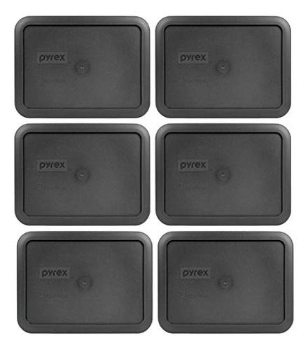 Tapa Almacenamiento Gris Pyrex 7210-pc - 6 Unid.