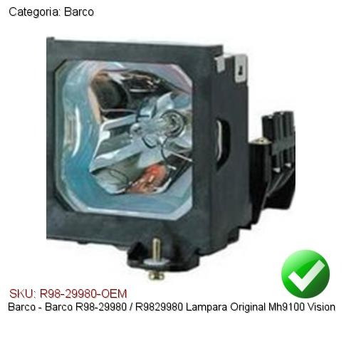 Lampara Proyector Barco R98-29980/r9829980 Mh9100 Vision