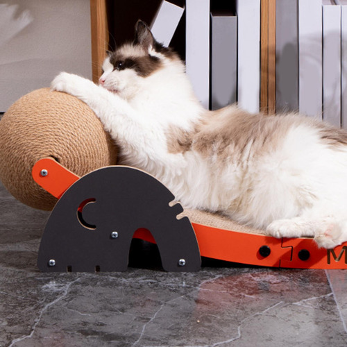 Cama De Salón De Papel Con Sofá De Gatito Con Bola De