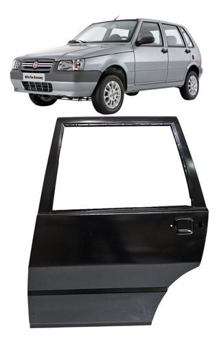 Porta Traseira Esquerda Fiat Uno 4p 04 13 51810442 Nova Org