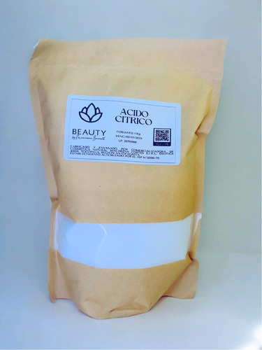 Ácido Cítrico Natural Beauty - Pack 3 Kg 