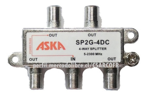 Splitter Aska 1x4 Sp2g-4dc
