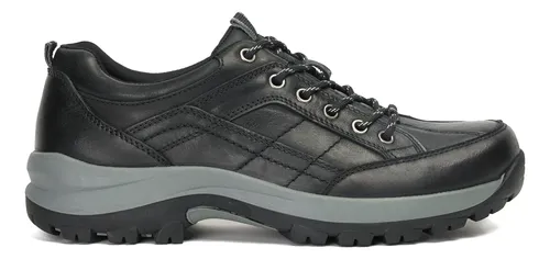 Zapato Hombre Negro Bakari Thunder Blue